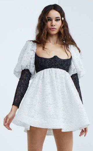 for love and lemons clarisse mini dress For Love & Lemons Clarisse Mini Dress in White