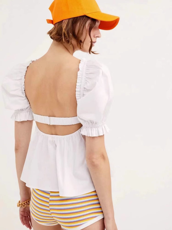 SIERRA PUFF SLEEVE TOP