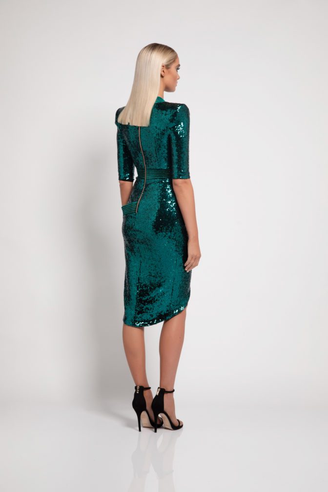 EYE OF HORUS SEQUIN DRESS