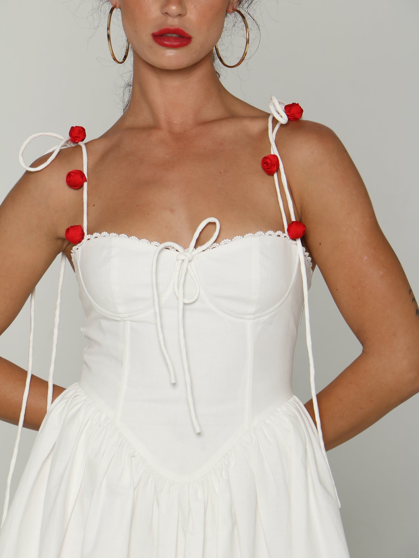 ROSY MILK MINI DRESS