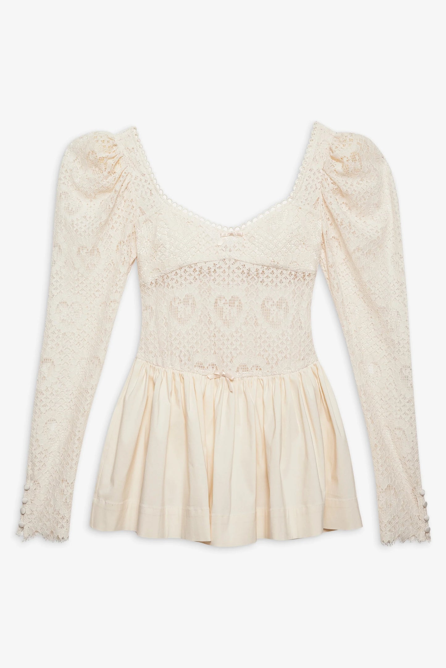 DOILY LACE MINI DRESS