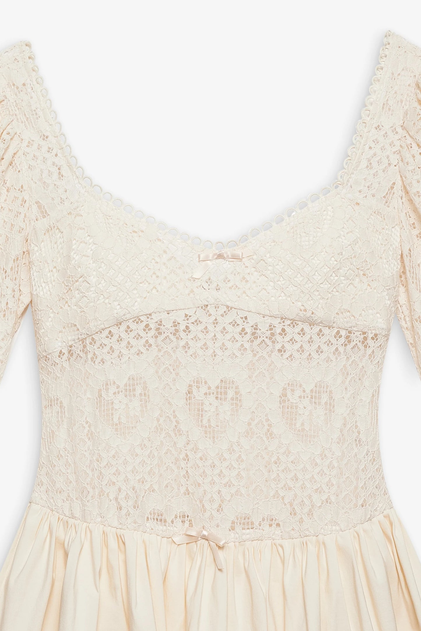 DOILY LACE MINI DRESS