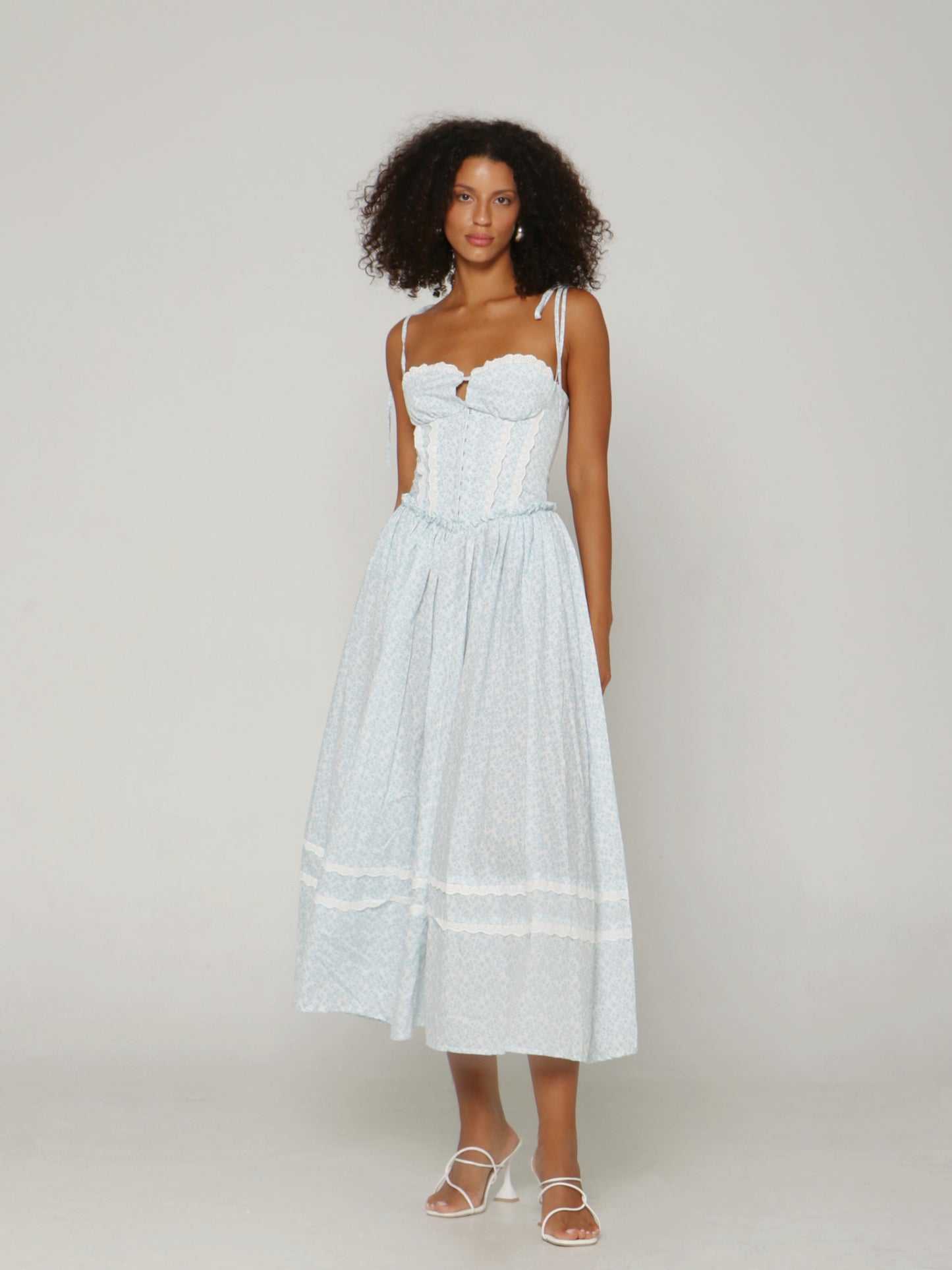FRENCH MEADOW MIDI DRESS