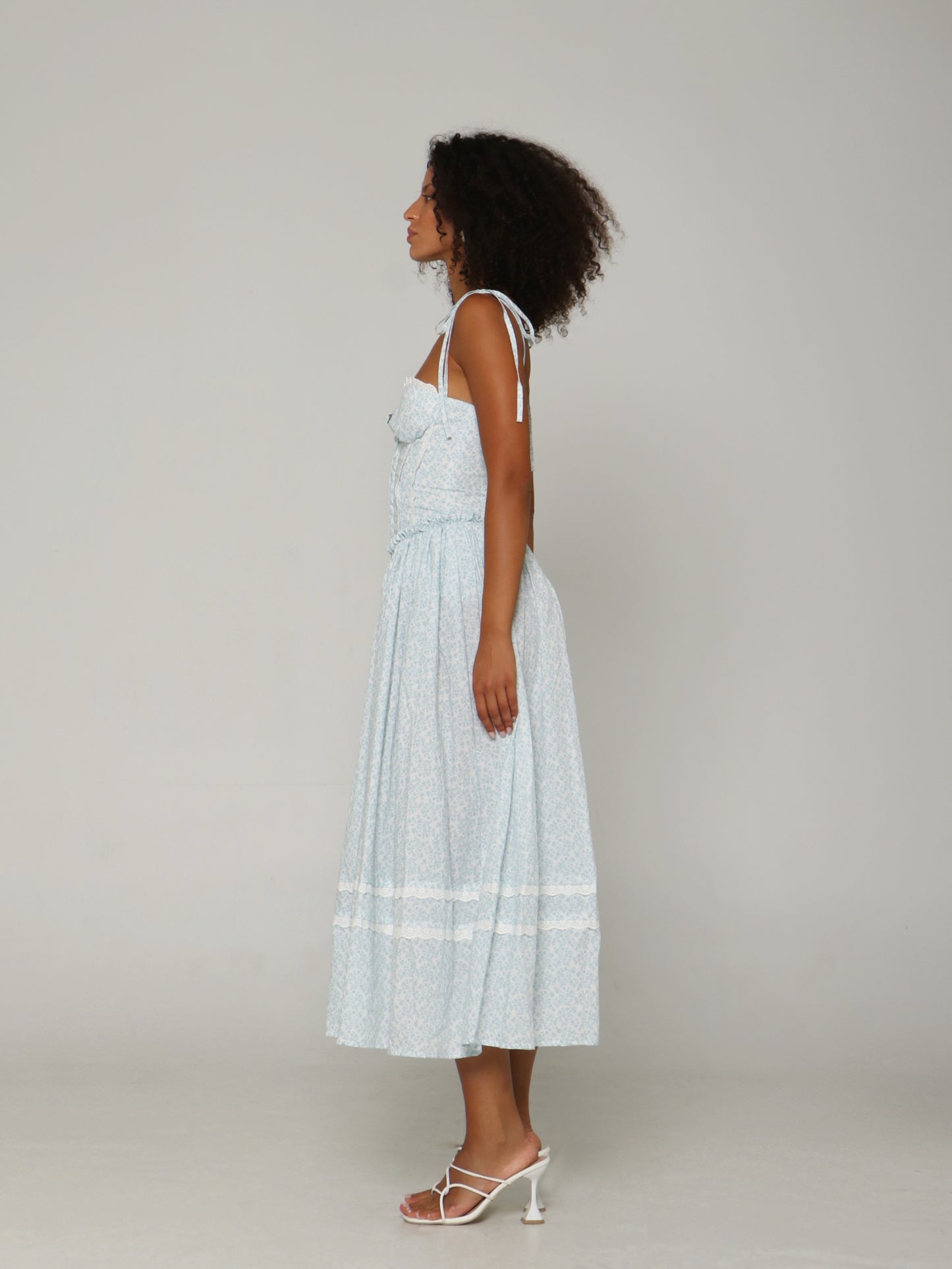 FRENCH MEADOW MIDI DRESS