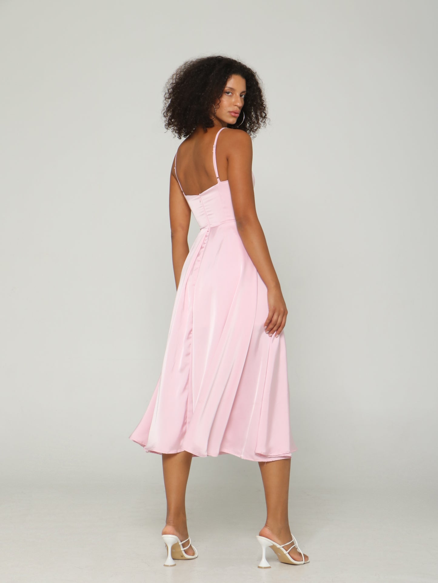 BLUSH BLOOM SLIP DRESS