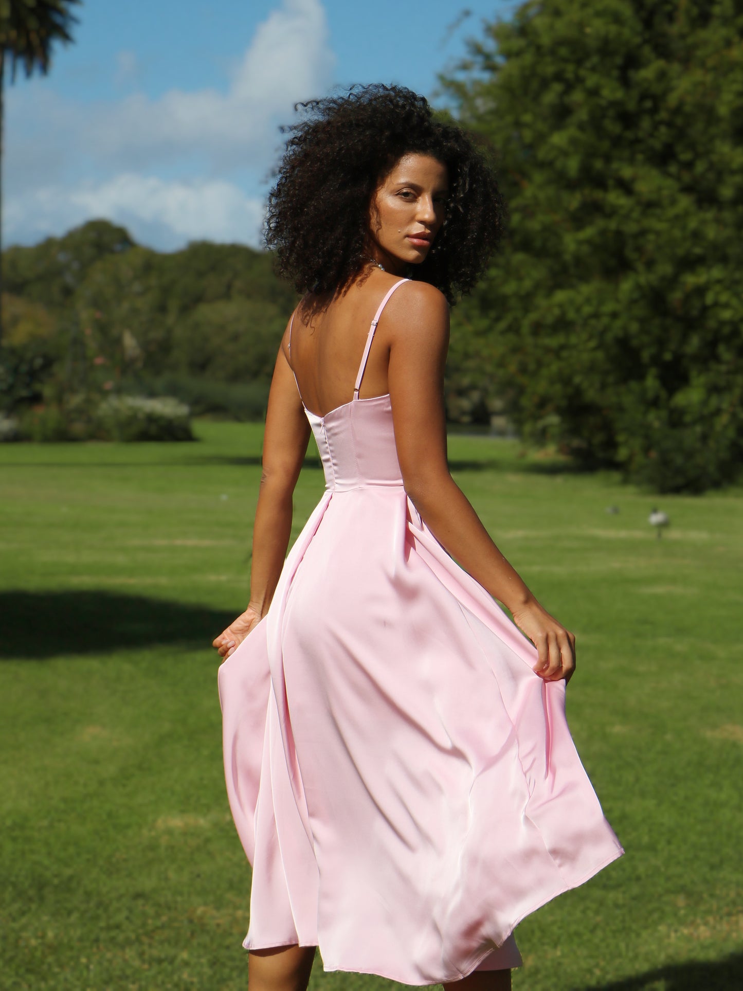 BLUSH BLOOM SLIP DRESS