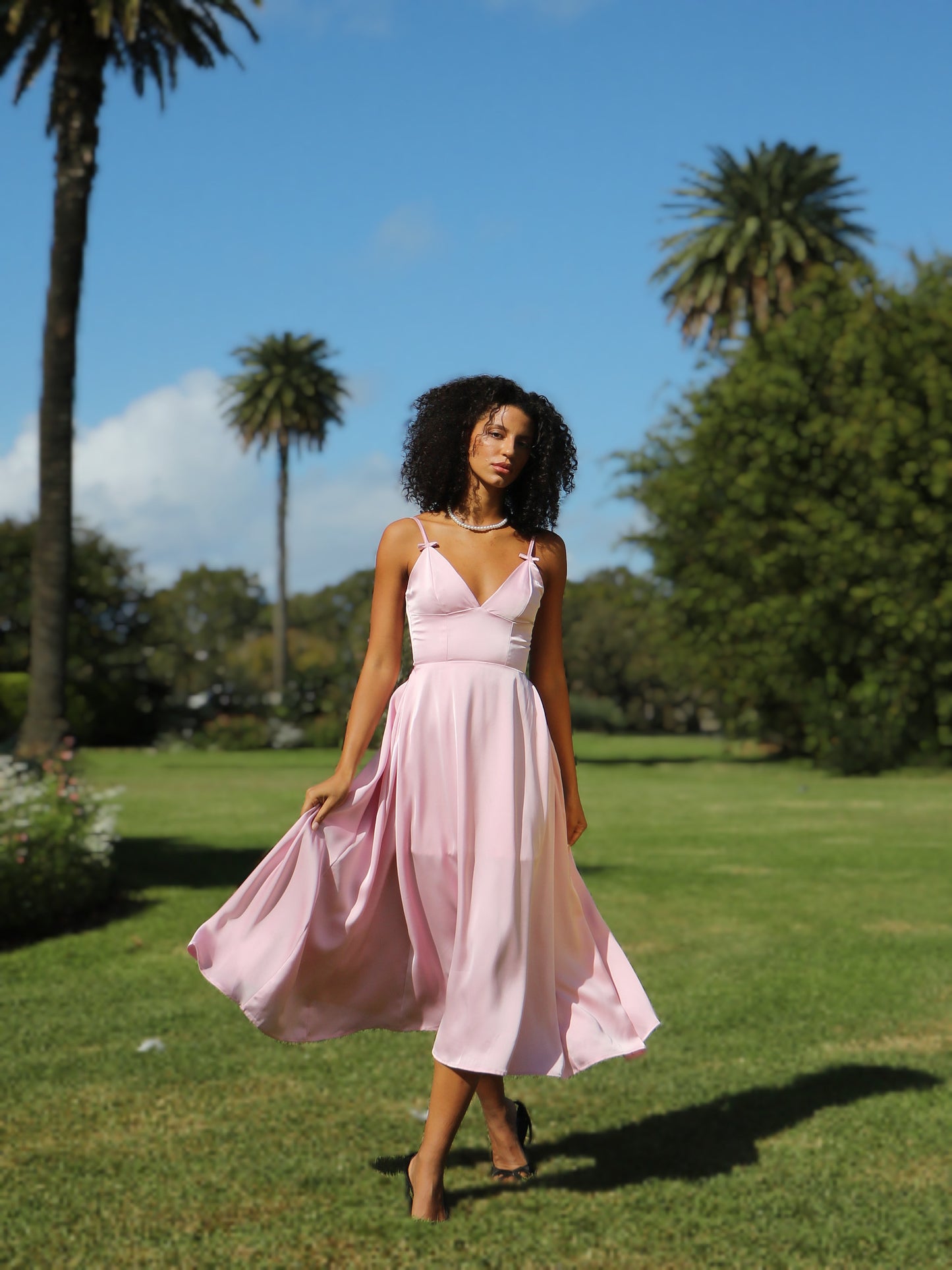 BLUSH BLOOM SLIP DRESS