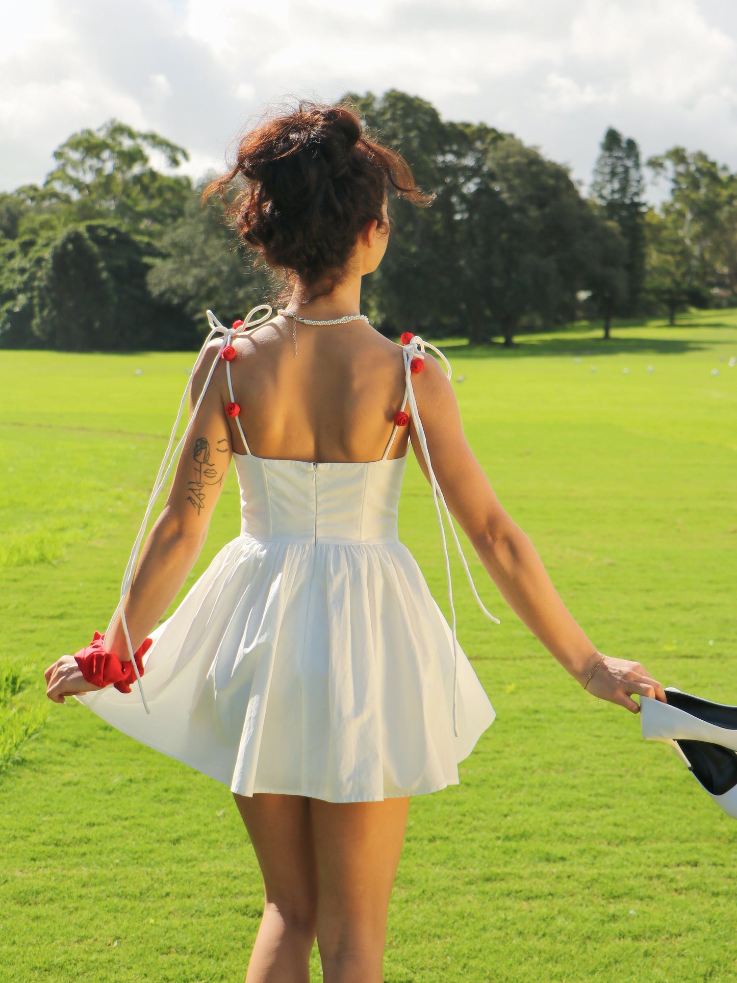ROSY MILK MINI DRESS