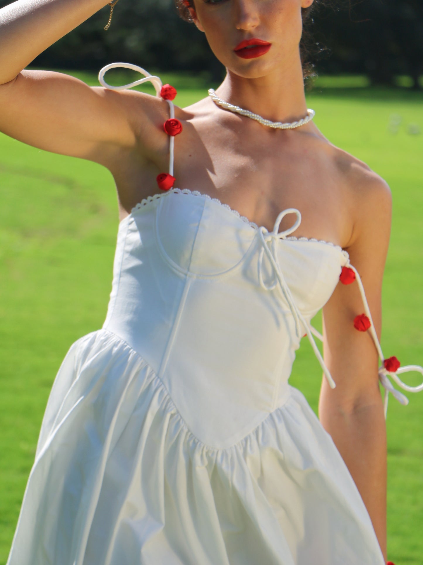 ROSY MILK MINI DRESS