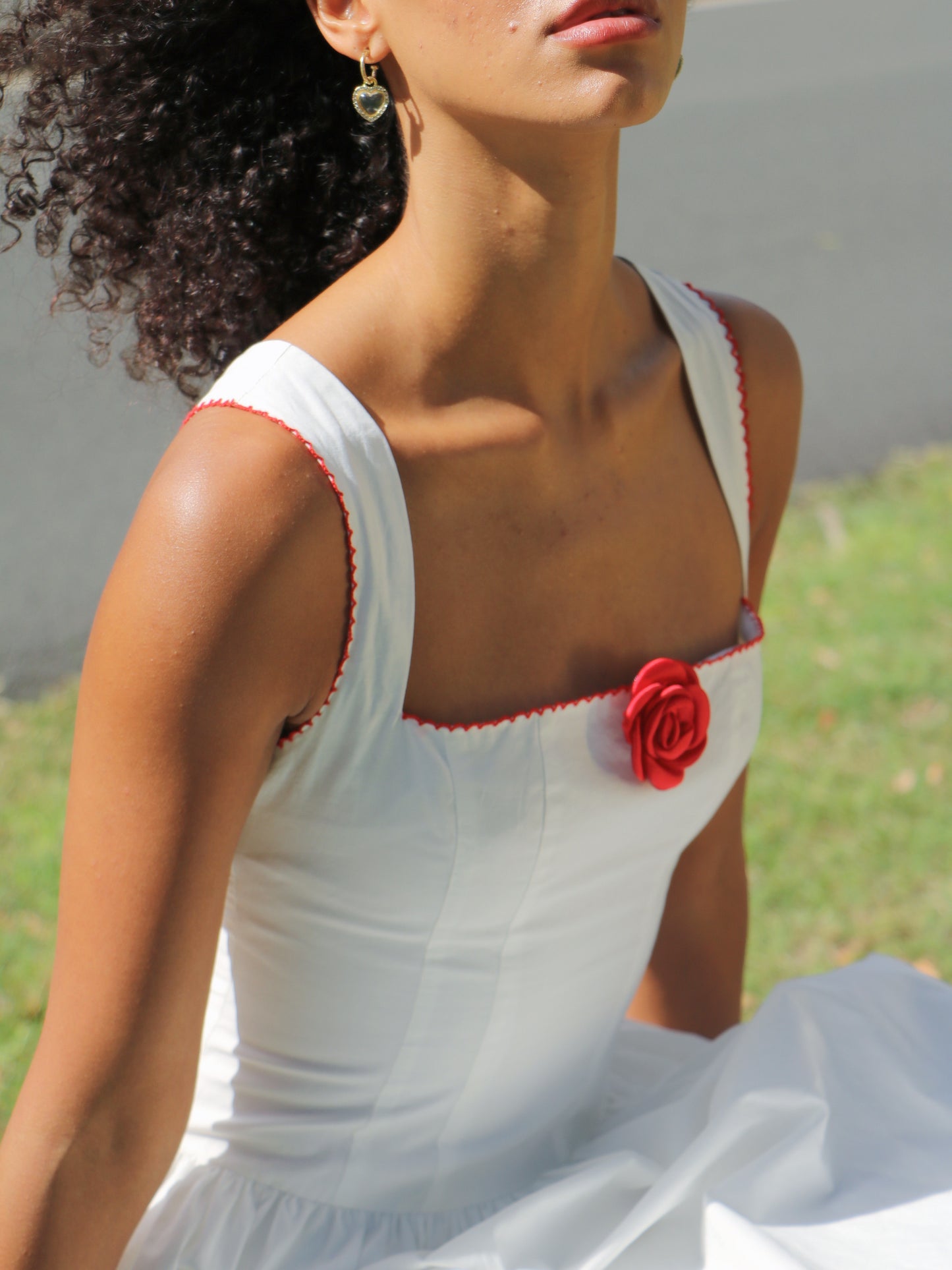 BELLE ROSE MIDI DRESS