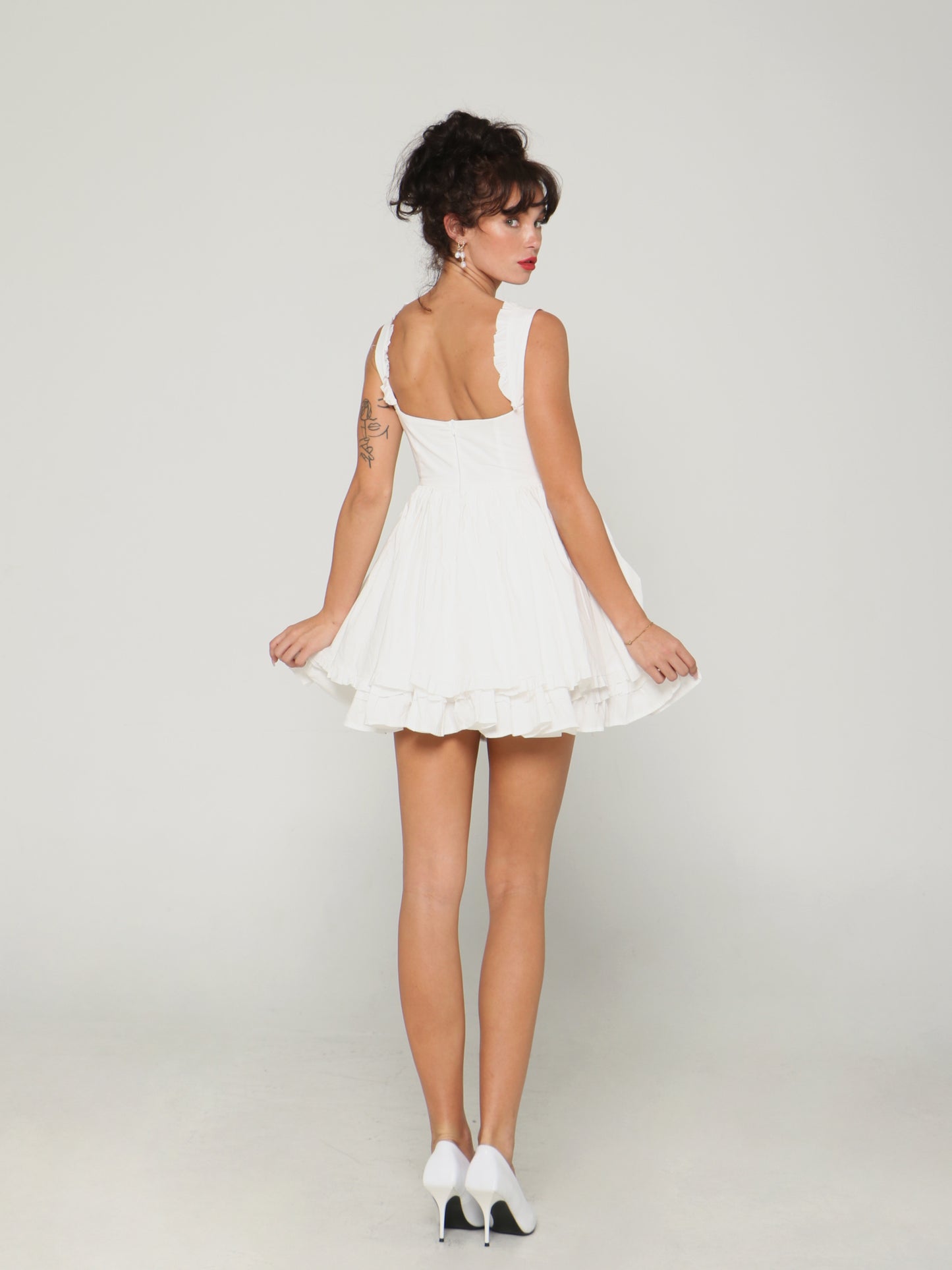 CLOUD PUFF MINI DRESS