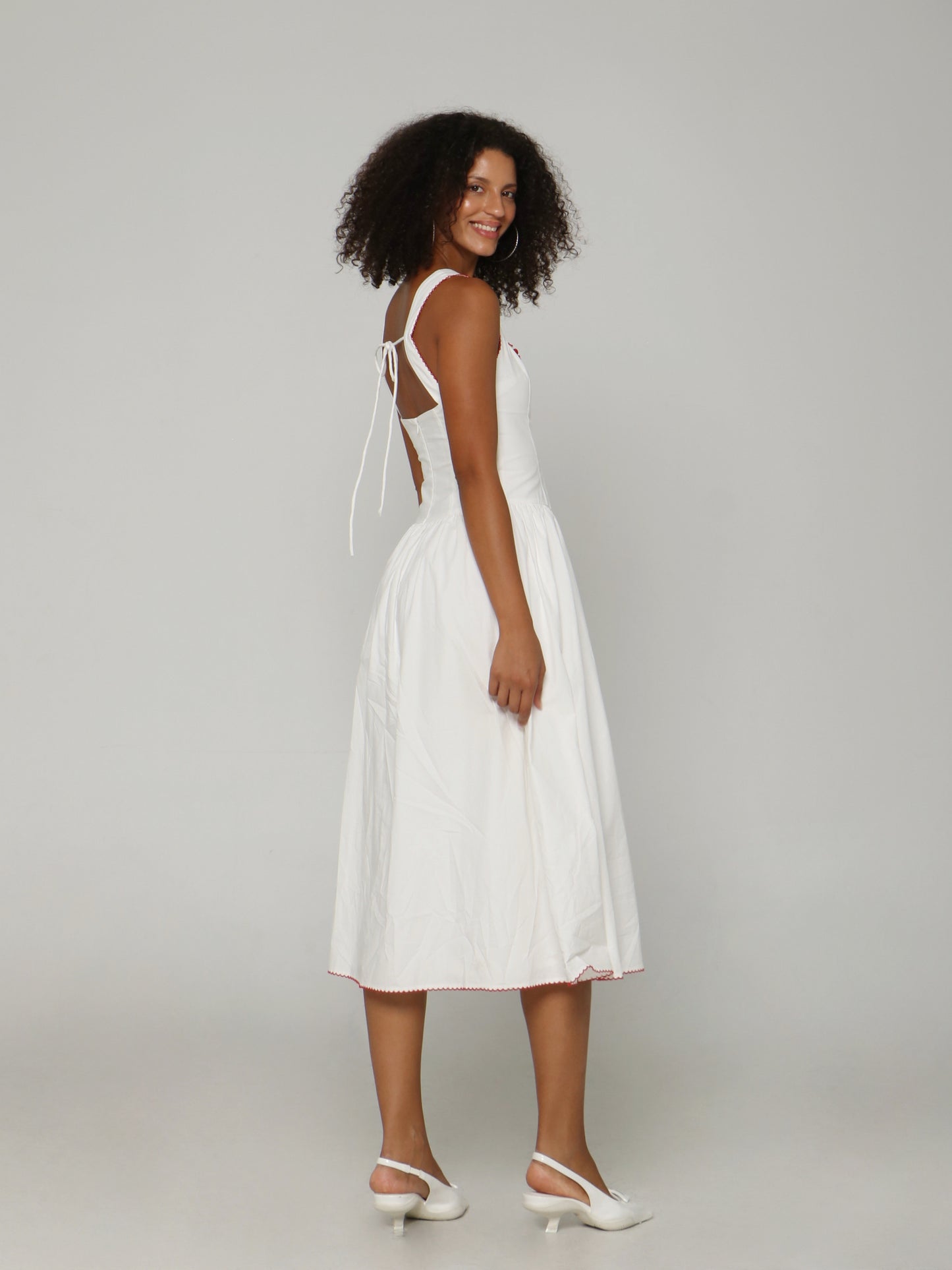BELLE ROSE MIDI DRESS