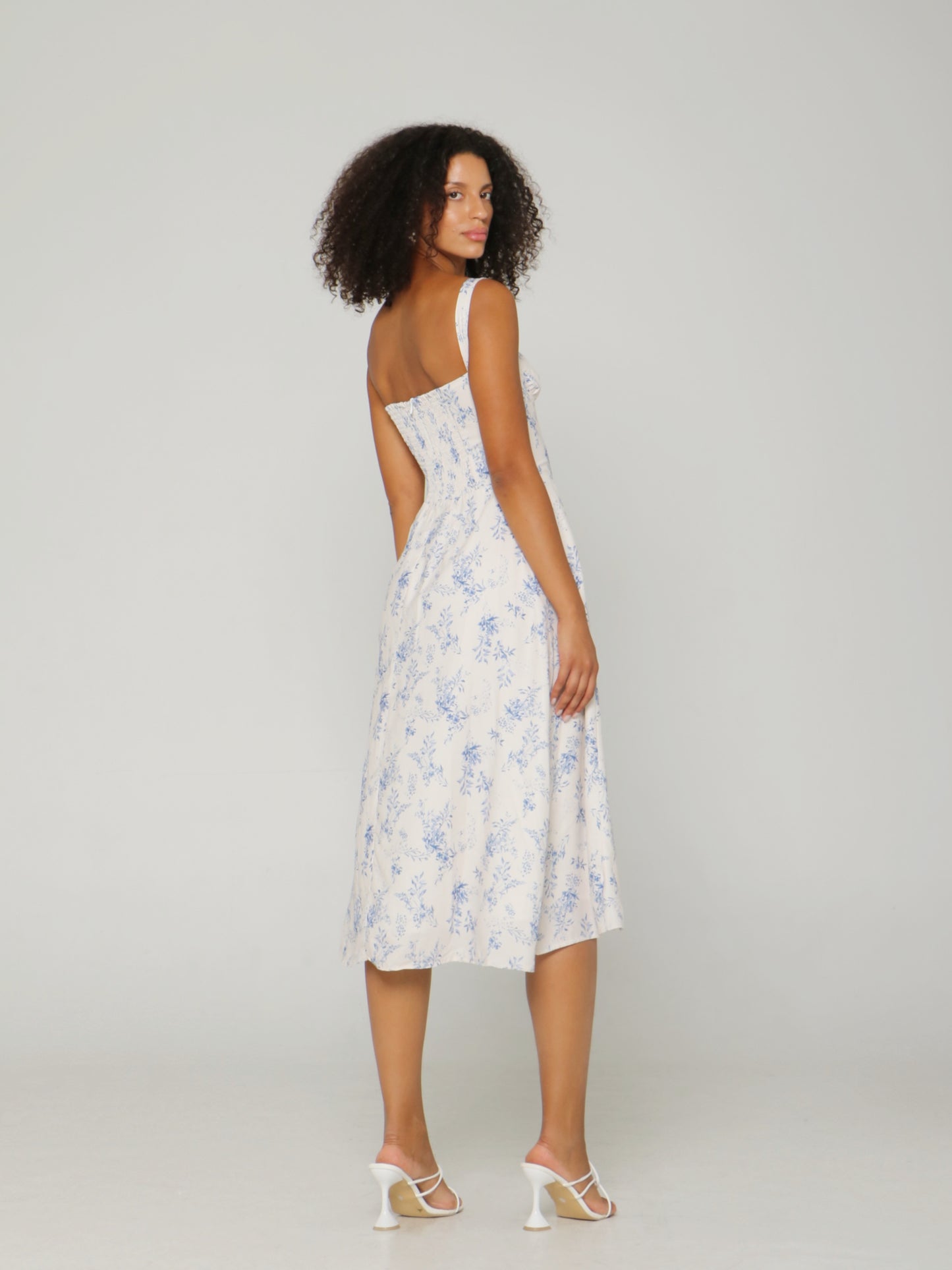 PROVENCE BLOOM MIDI DRESS