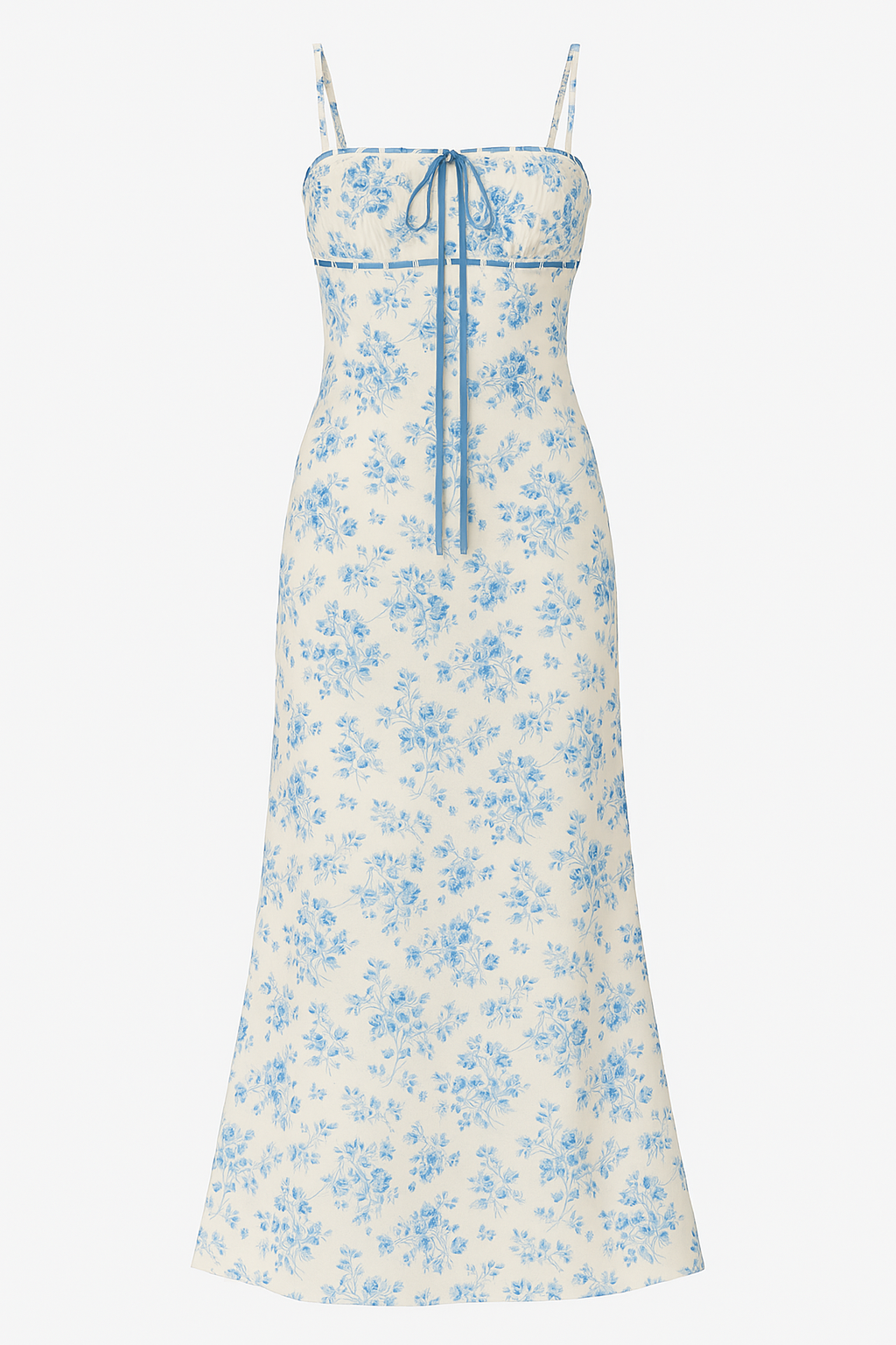 PORCELAIN BLOOM MAXI DRESS