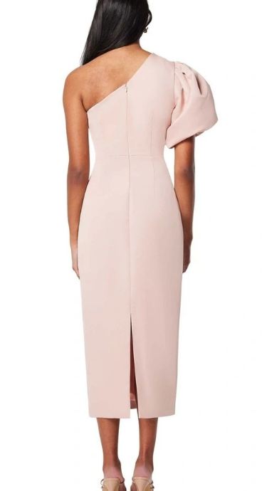 STARFIRE ONE SHOULDER MIDI DRESS
