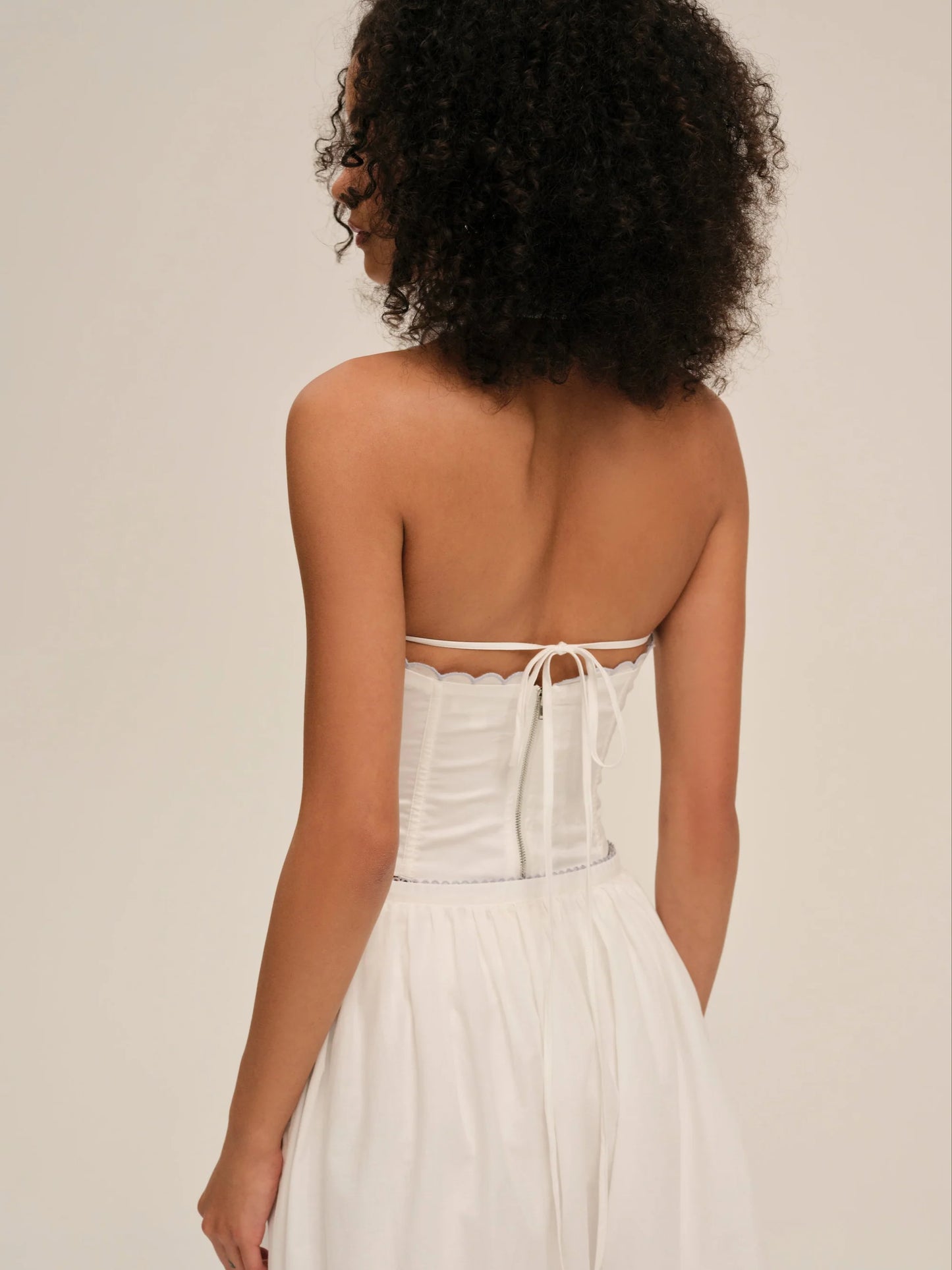TEA TIME POPLIN BUSTIER