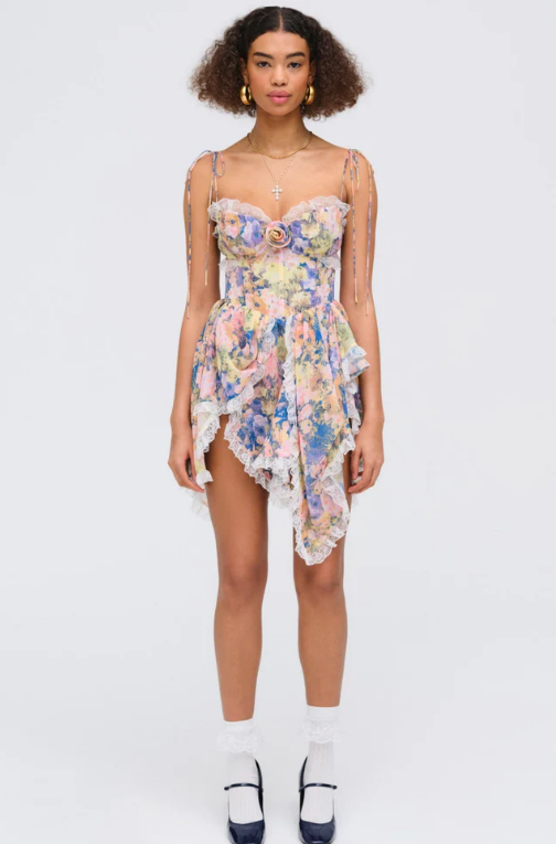 eleanora asymmetric mini dress Sir The Label