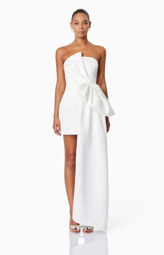 ALICE BOW STRAPLESS MINI DRESS