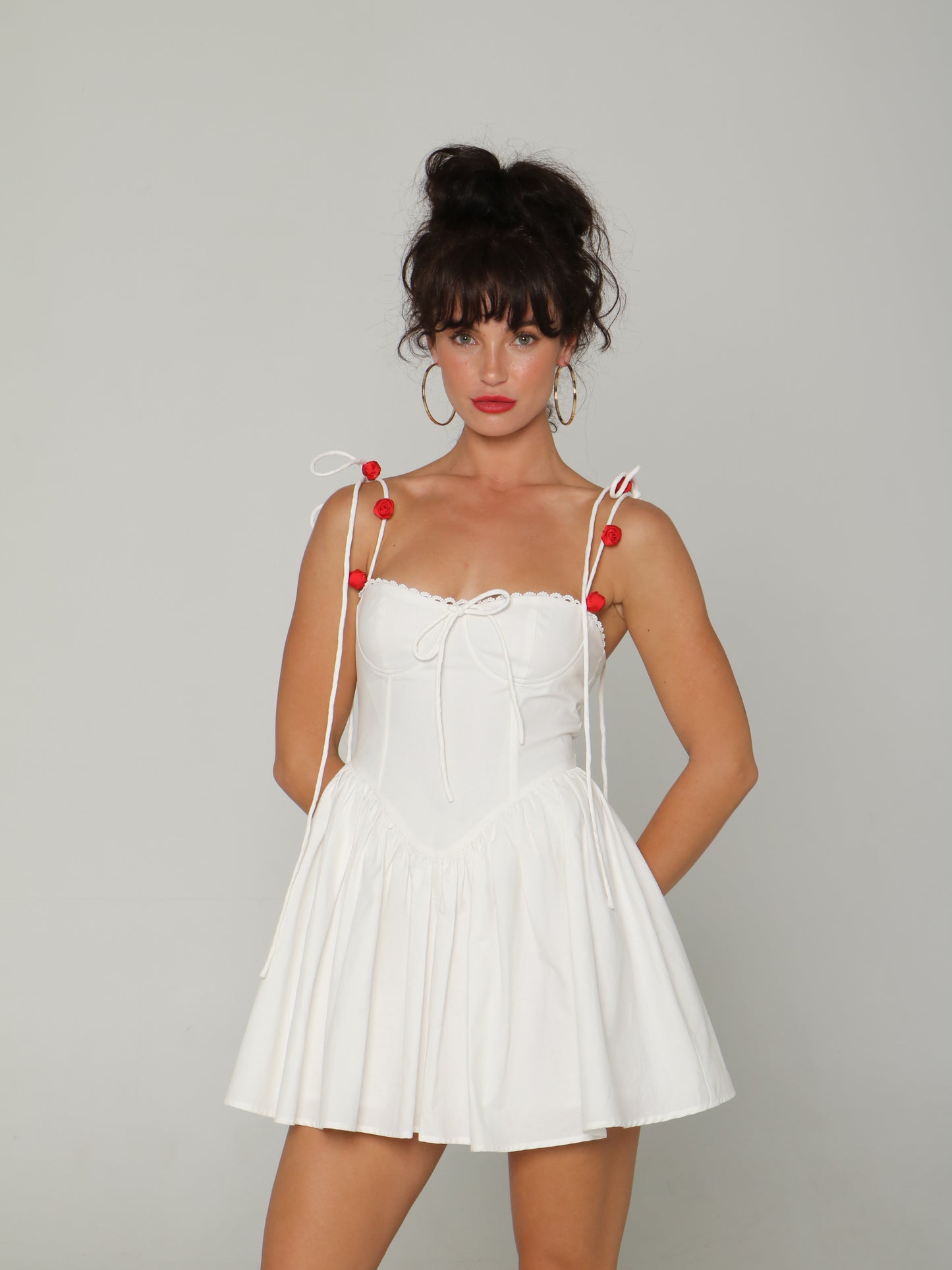 ROSY MILK MINI DRESS