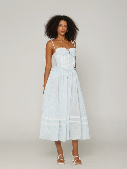 FRENCH MEADOW MIDI DRESS