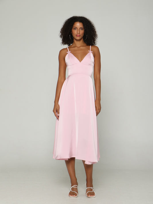 BLUSH BLOOM SLIP DRESS