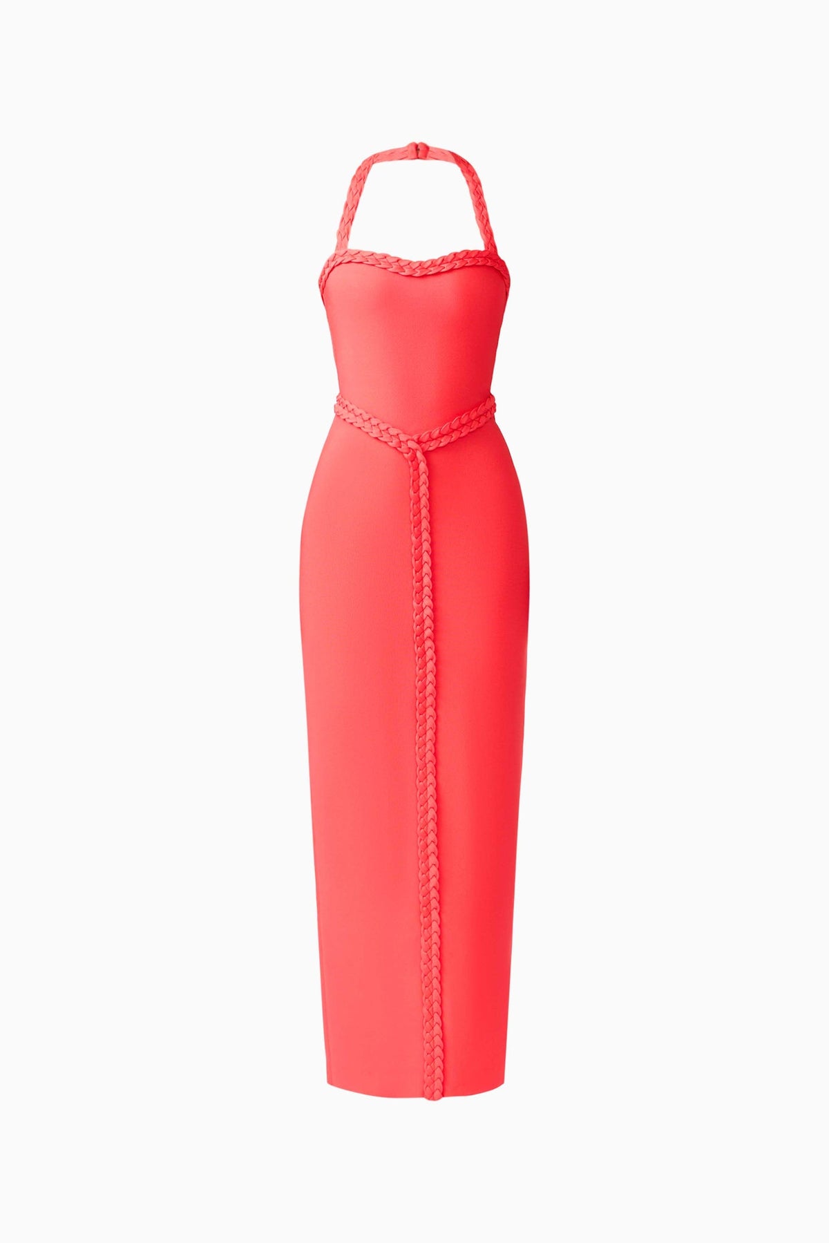 CORALENE HALTER GOWN - RED