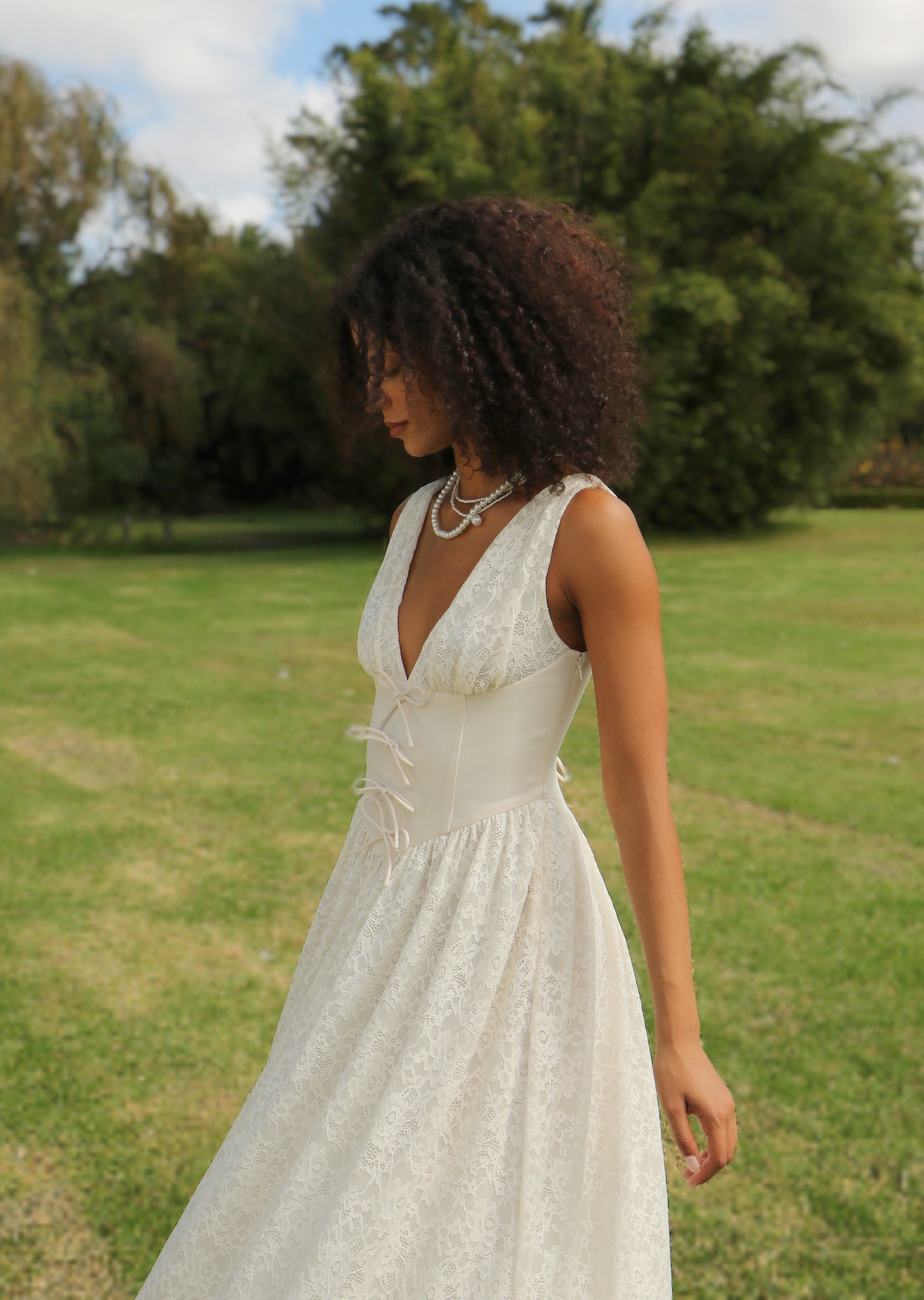 cream lace corset dress Cream Clove Corset Dress