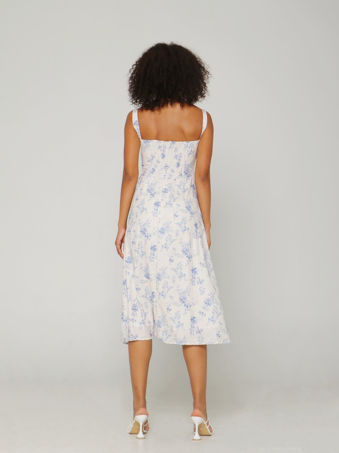 PROVENCE BLOOM MIDI DRESS