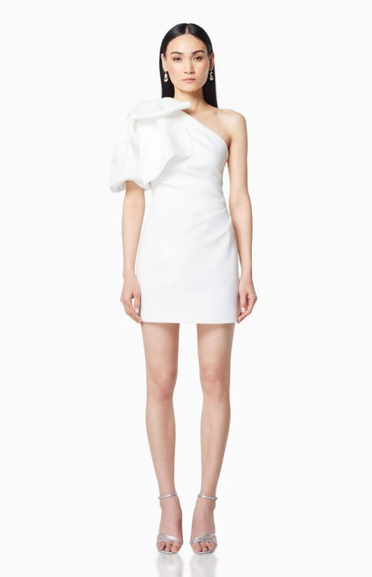 MARSEILLES 3D BOW MINI DRESS